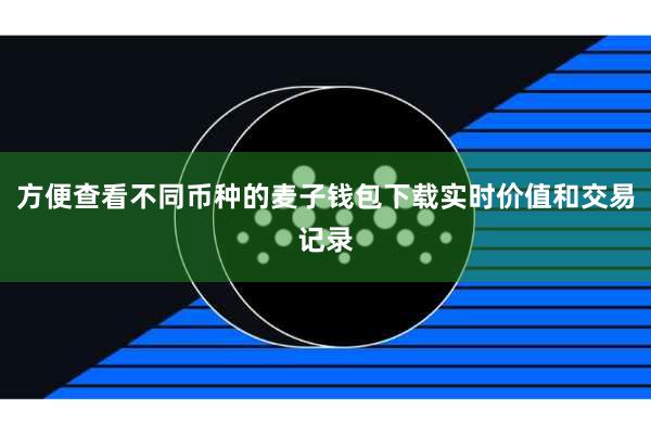 方便查看不同币种的麦子钱包下载实时价值和交易记录